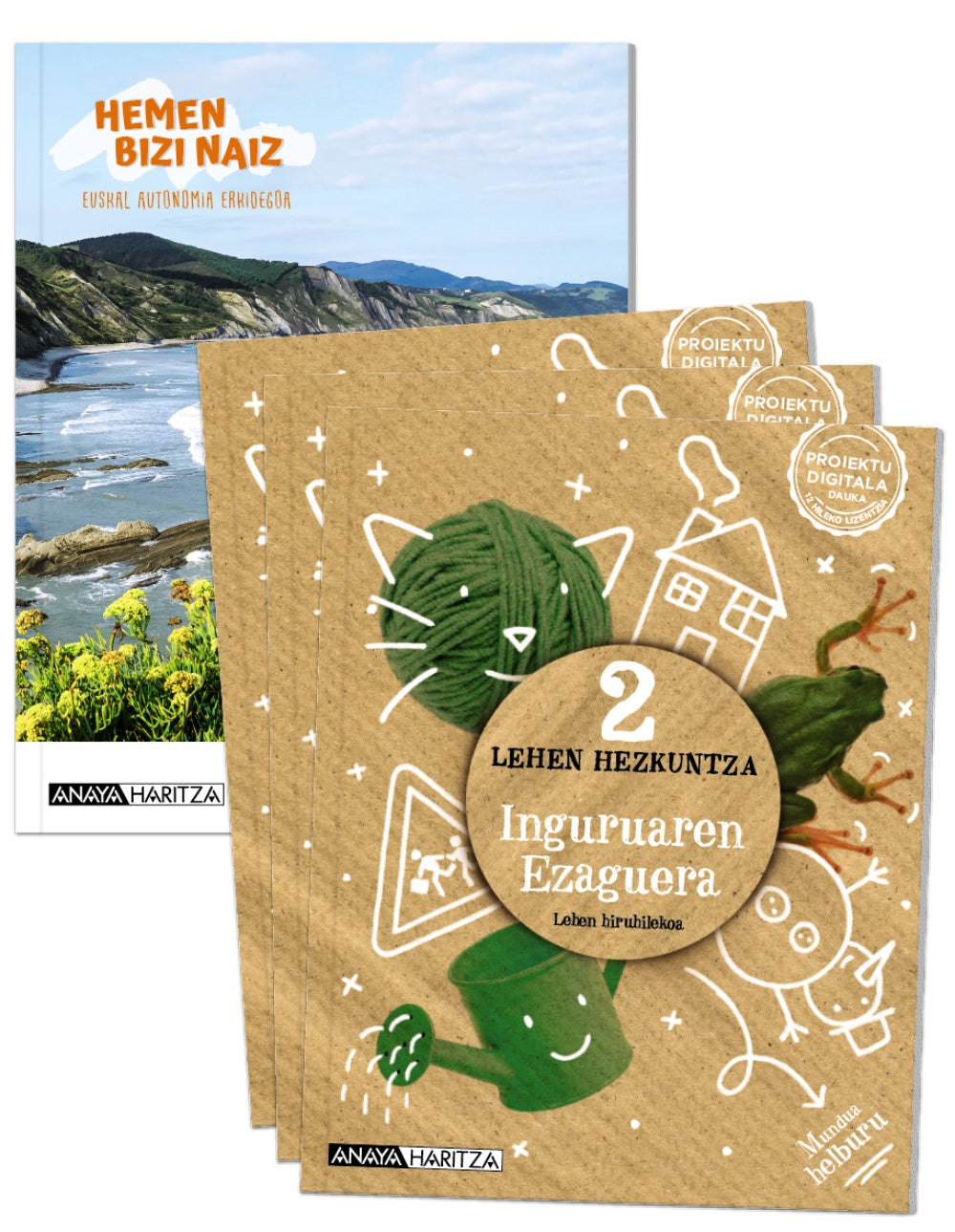 Inguruaren ezaguera 2. (2º Primaria) Mundua helburu | Varios autores | 9788414318676 (ANAYA TEXTO)