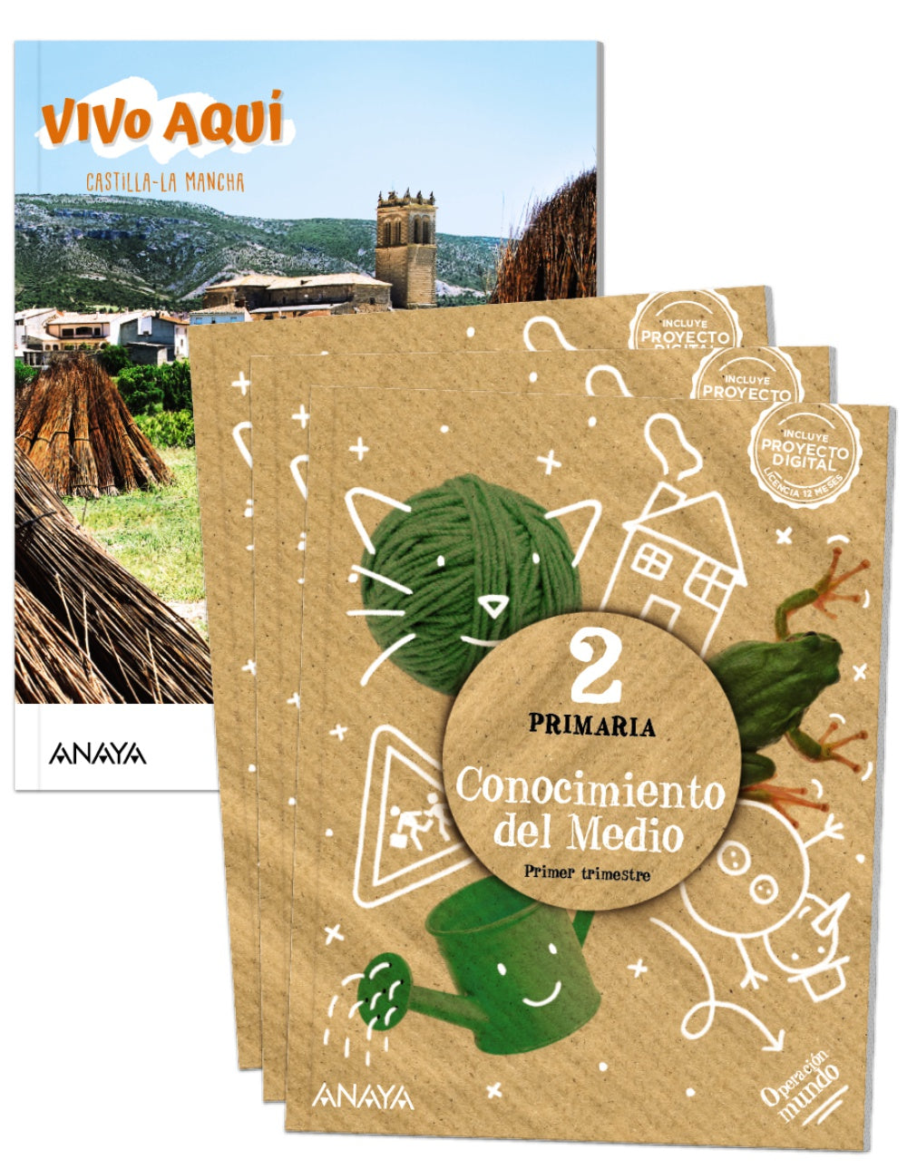Conocimiento del Medio 2. (2º Primaria) Operación Mundo | Varios autores | 9788414312476 (ANAYA TEXTO)