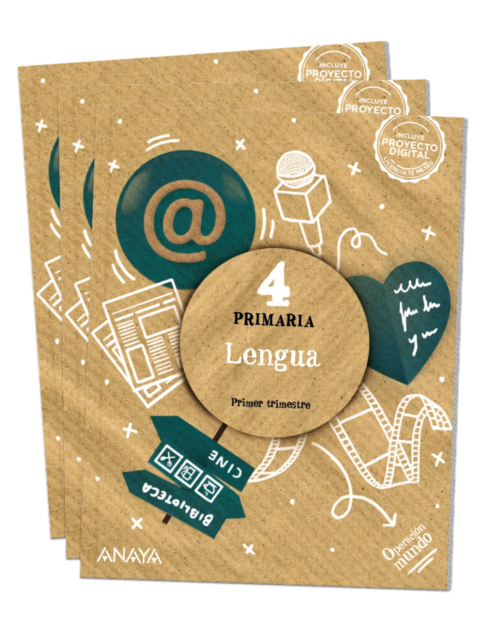 Lengua 4 (4º Primaria) Operación Mundo | Varios autores | 9788414319291 (ANAYA TEXTO)