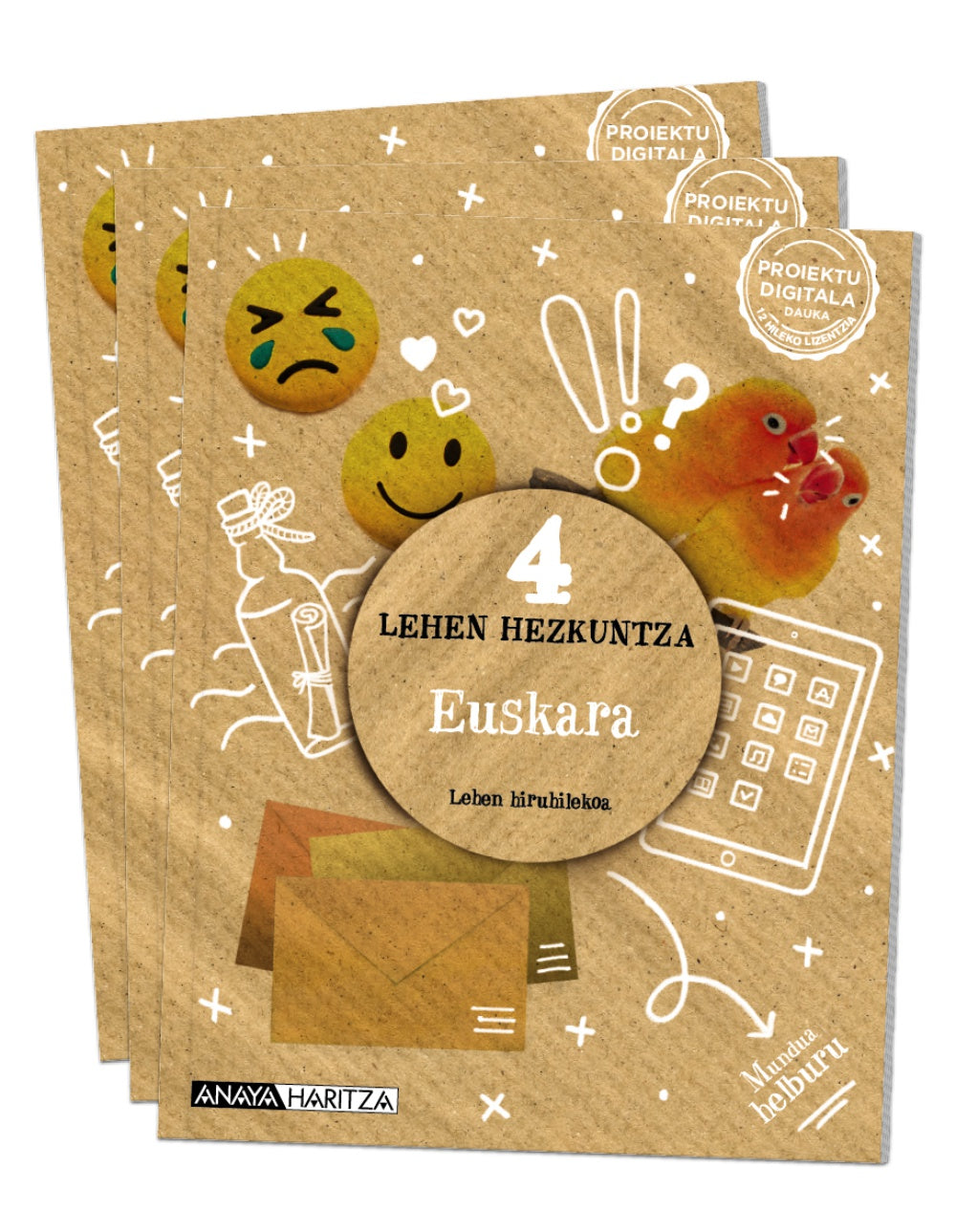 Euskara 4 (4º Primaria) Mundua helburu | Varios autores | 9788414319680 (ANAYA TEXTO)