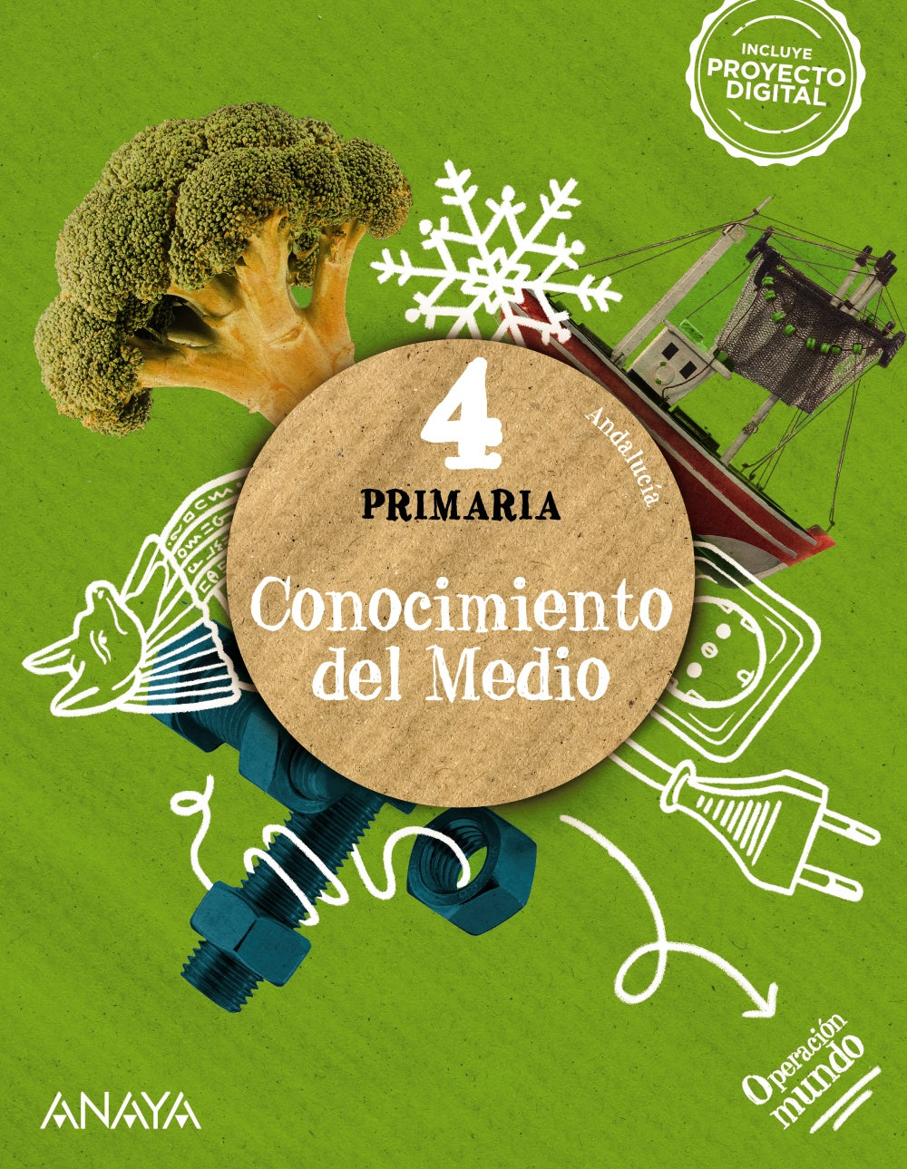 Conocimiento del Medio 4. (4º Primaria) Operación Mundo | Varios autores | 9788414320259 (ANAYA TEXTO)