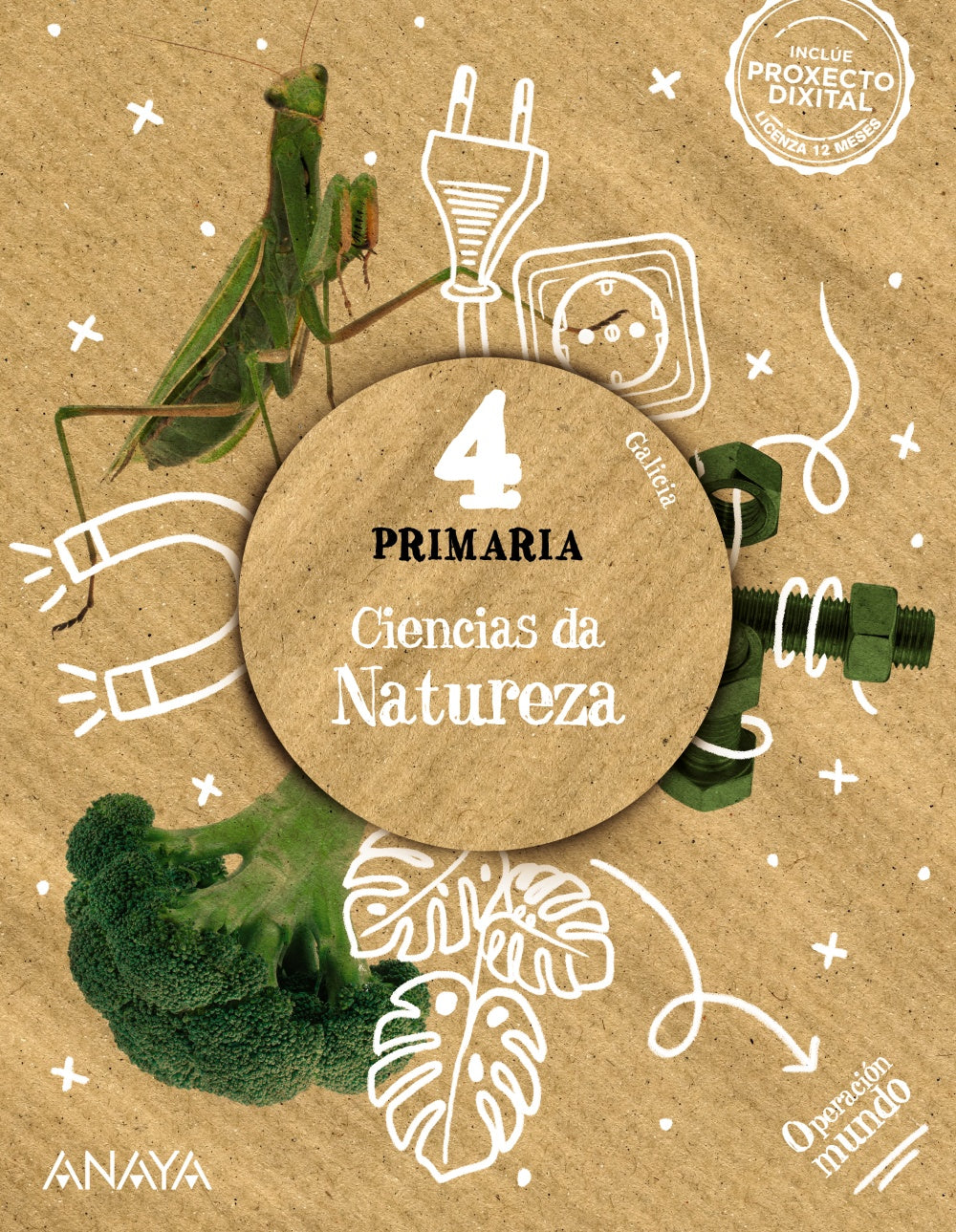 Ciencias da Natureza 4 (4º Primaria) Operación Mundo | Varios autores | 9788414320969 (ANAYA TEXTO)