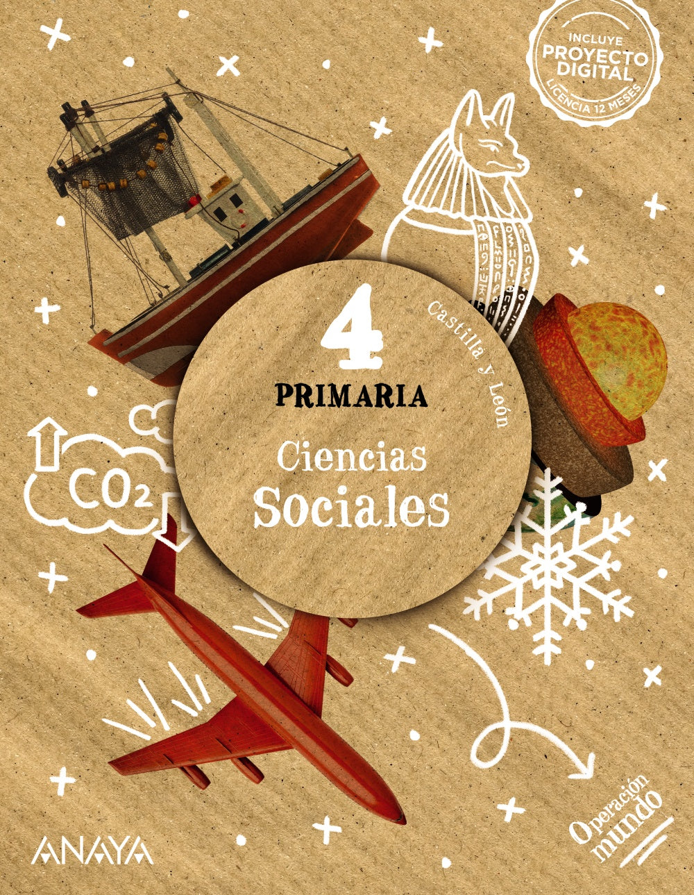 Ciencias Sociales 4. (4º Primaria) Operación Mundo | Varios autores | 9788414321102 (ANAYA TEXTO)