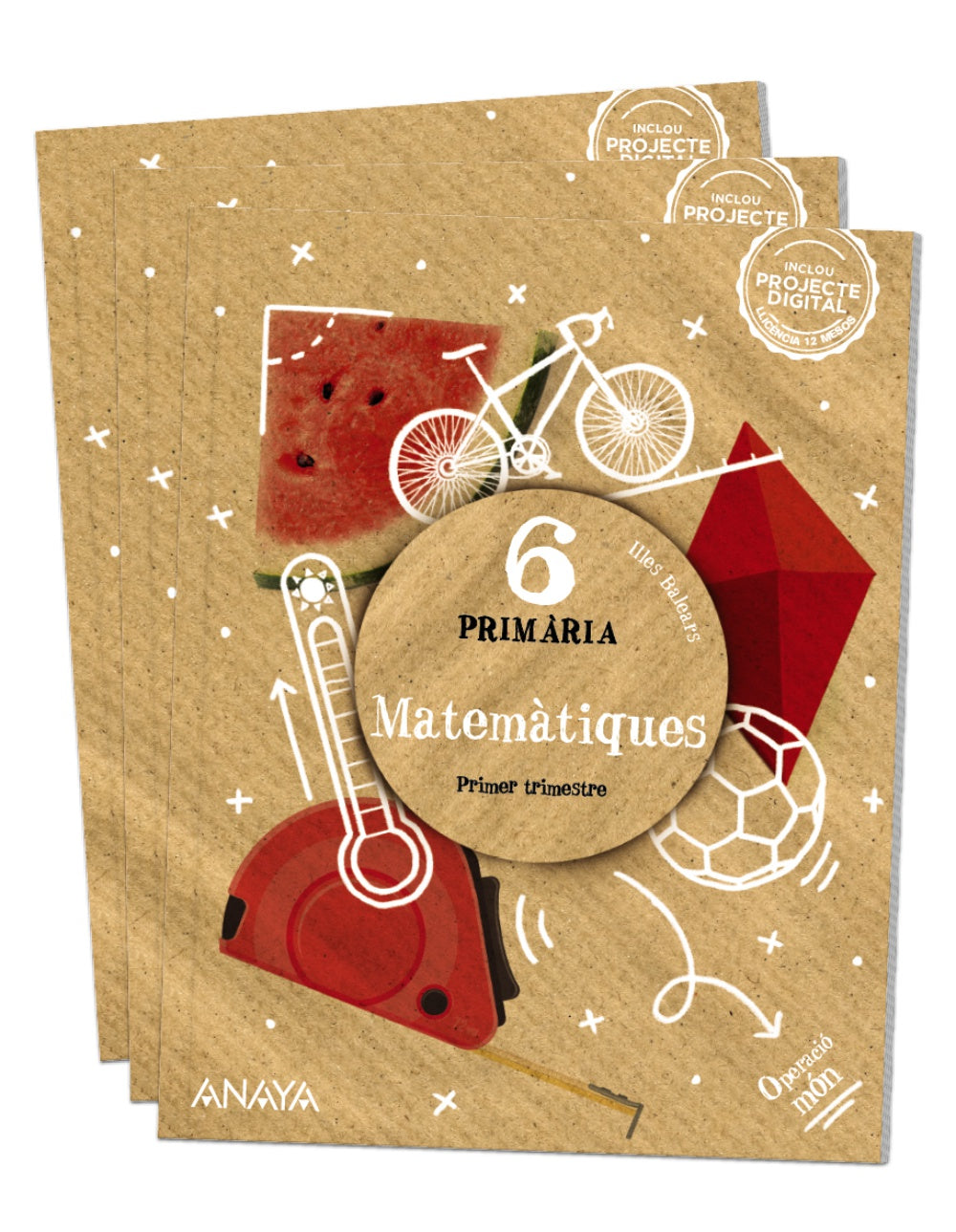 Matemàtiques 6. (6º Primaria) Operació món | Varios autores | 9788414322550 (ANAYA TEXTO) Imagen principal del producto