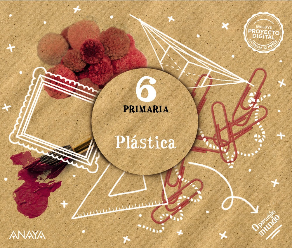 Plástica 6 (6º Primaria) Operación Mundo | Varios autores | 9788414323854 (ANAYA TEXTO)