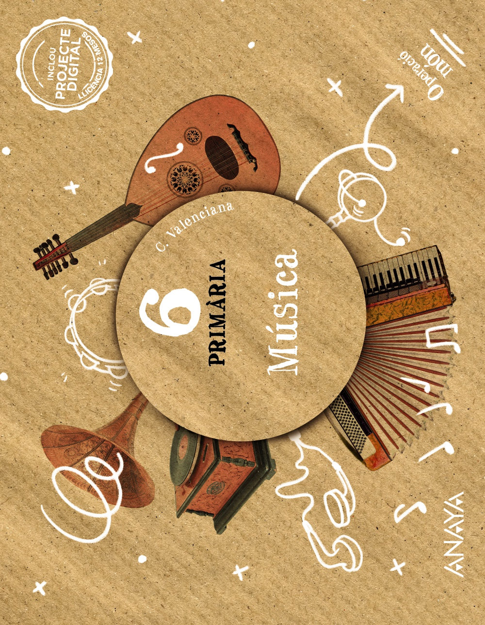Música 6 (6º Primaria) Operació món | Varios autores | 9788414324059 (ANAYA TEXTO) Imagen principal del producto