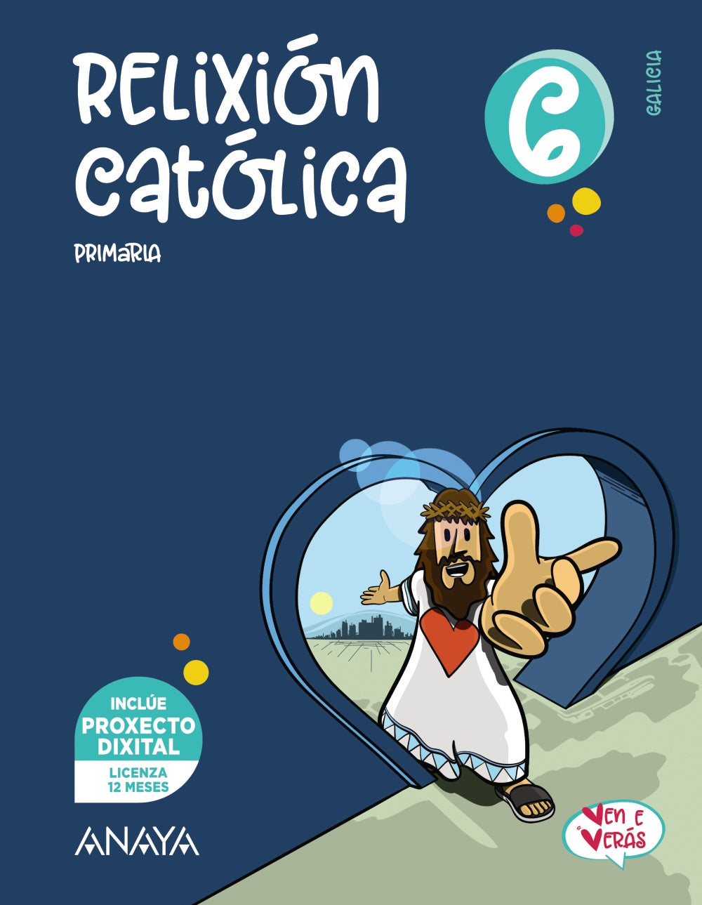 Relixión Católica 6 (6º Primaria) Ven e Verás | Varios autores | 9788414324226 (ANAYA TEXTO) Imagen principal del producto