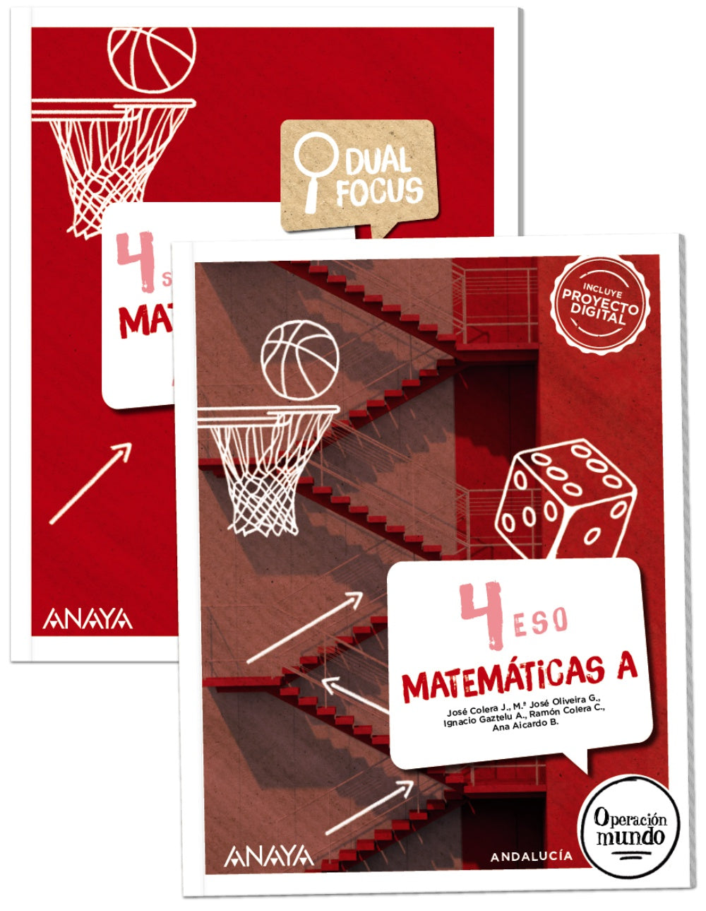 Matemáticas A 4. + Dual focus. (4º ESO) Operación Mundo | Varios autores | 9788414325117 (ANAYA TEXTO)