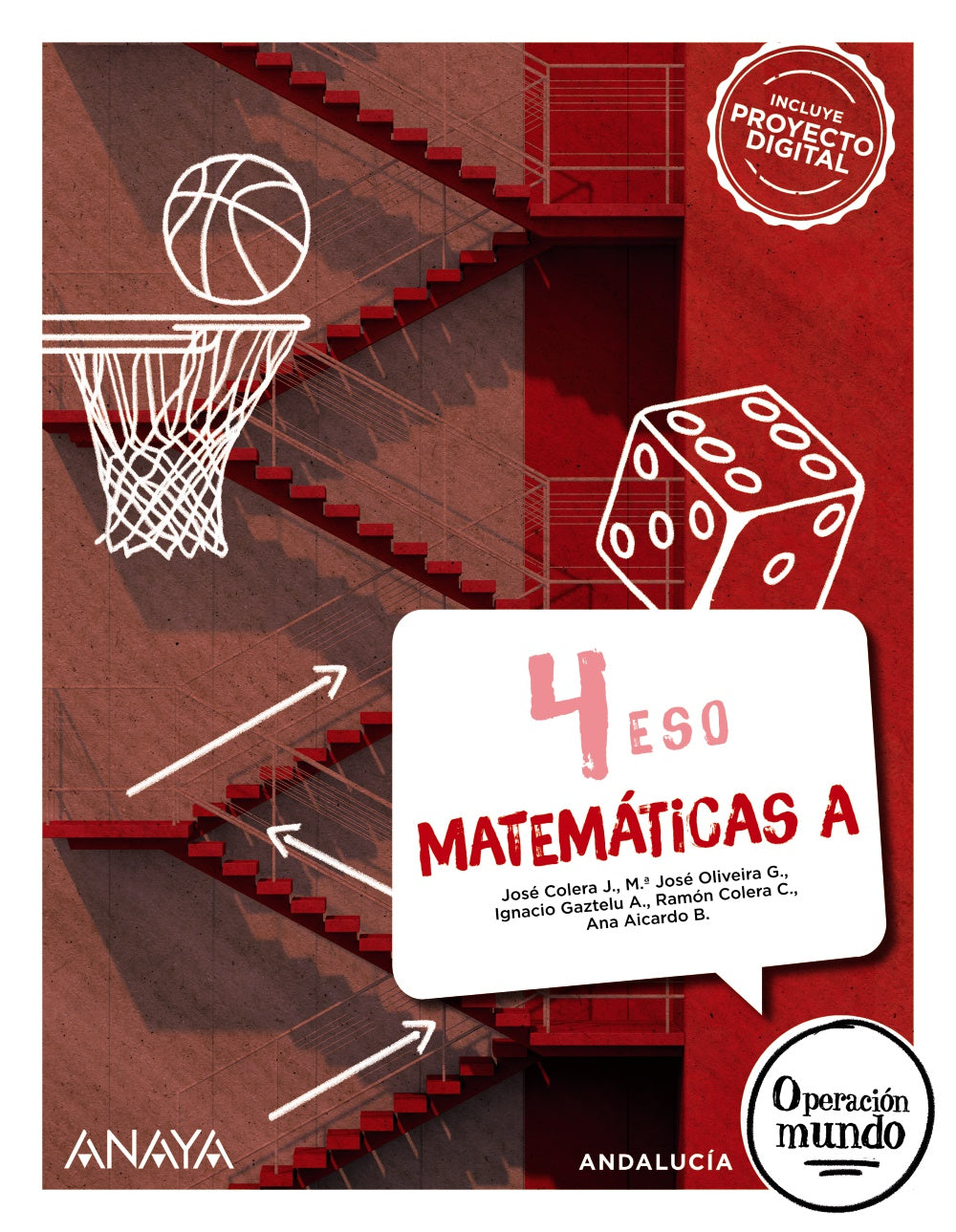 Matemáticas A 4 (4º ESO) Operación Mundo | Varios autores | 9788414325124 (ANAYA TEXTO)