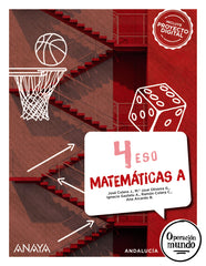 Matemáticas A 4 (4º ESO) Operación Mundo | Varios autores | 9788414325124 (ANAYA TEXTO)