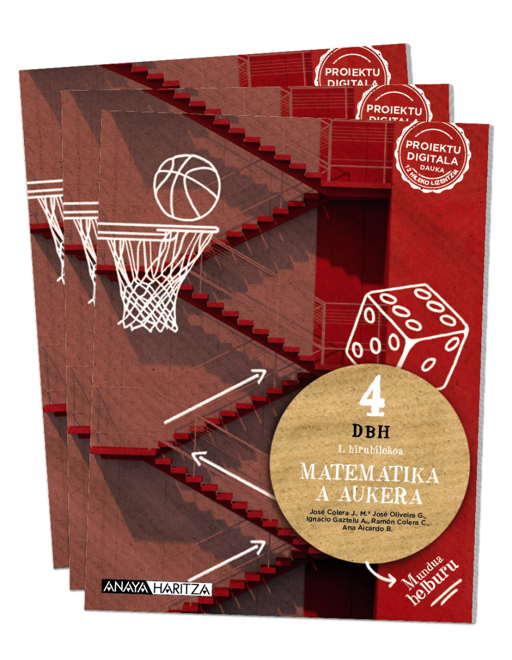 Matematika A 4 (4º ESO) Mundua helburu | Varios autores | 9788414325391 (ANAYA TEXTO) Imagen principal del producto