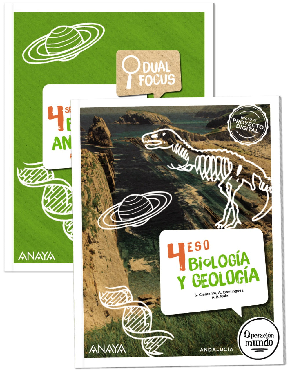 Biología y Geología 4. + Dual Focus (4º ESO) Operación Mundo | Varios autores | 9788414325636 (ANAYA TEXTO) Imagen principal del producto