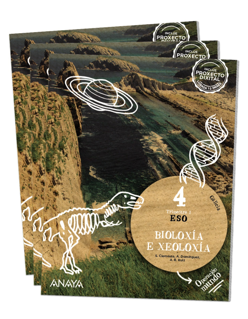 Bioloxía e Xeoloxía 4 (4º ESO) Operación Mundo | Varios autores | 9788414325797 (ANAYA TEXTO)