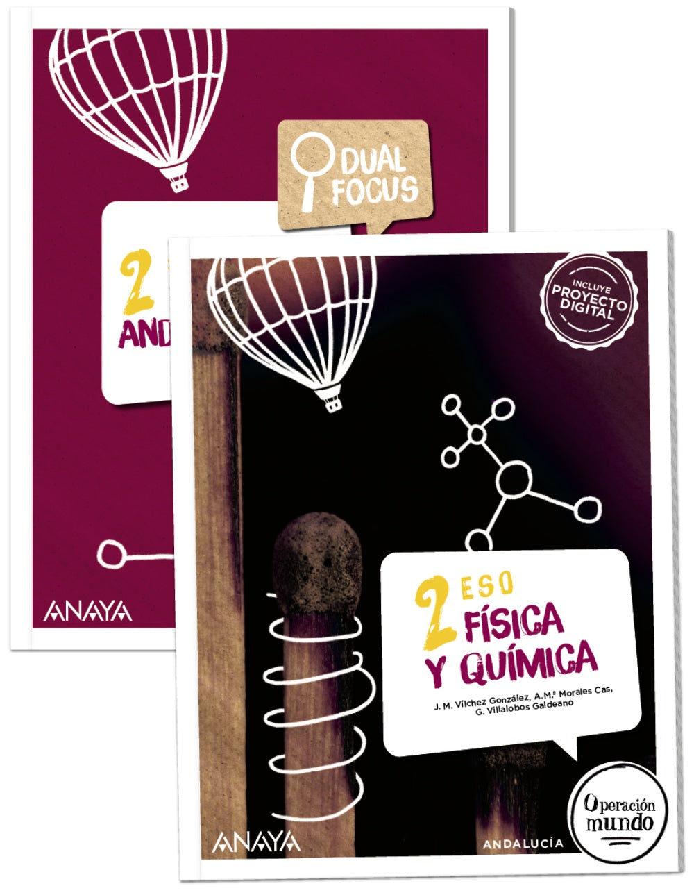 Física y Química 2. + Dual focus (2º ESO) Operación Mundo | Varios autores | 9788414325919 (ANAYA TEXTO) Imagen principal del producto