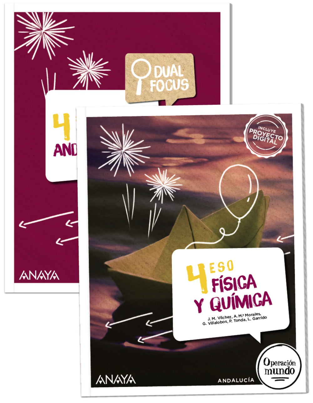 Física y Química 4. + Dual focus (4º ESO) Operación Mundo | Varios autores | 9788414326152 (ANAYA TEXTO)