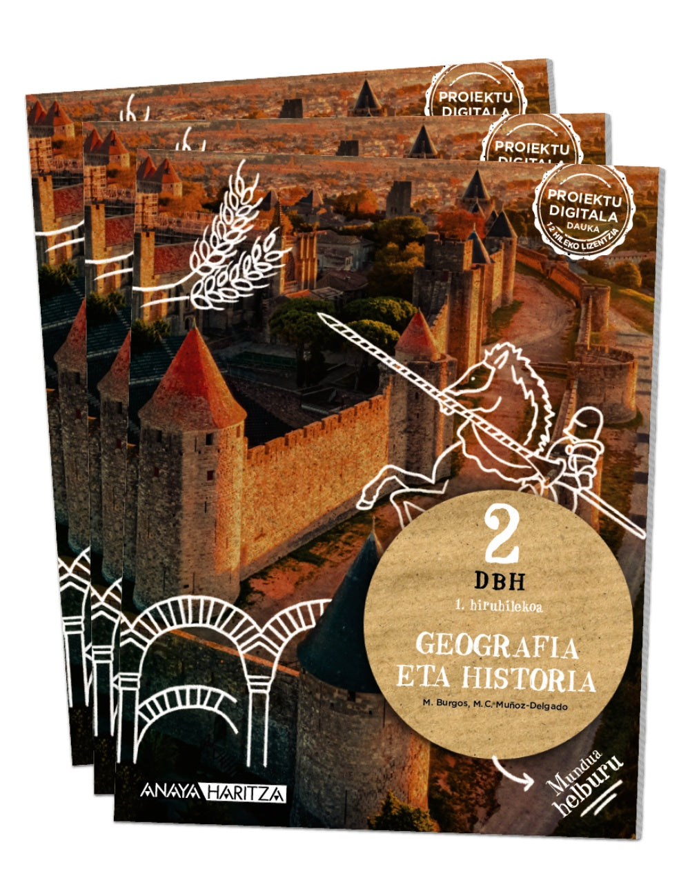 Geografia eta Historia 2 (2º ESO) Mundua helburu | Varios autores | 9788414327999 (ANAYA TEXTO) Imagen principal del producto