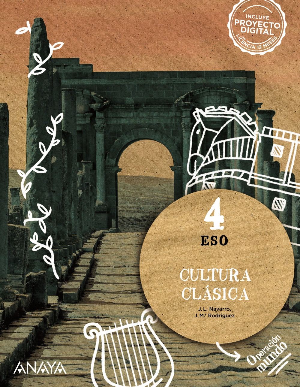 Cultura Clásica 4. (4º ESO) Operación Mundo | Varios autores | 9788414328934 (ANAYA TEXTO)