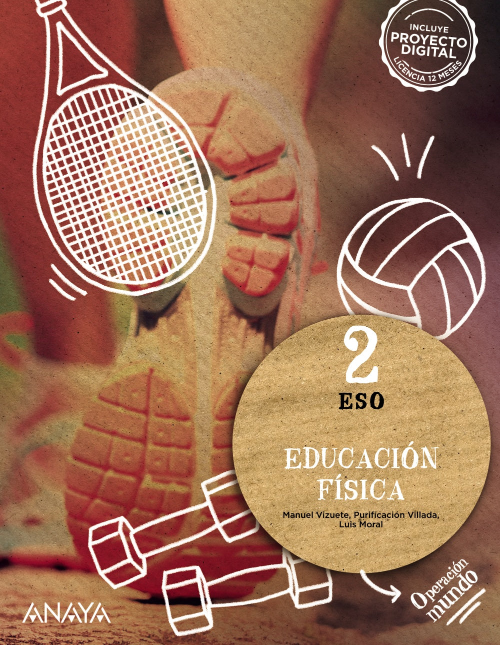 Educación Física 2 (2º ESO) Operación Mundo | Varios autores | 9788414329252 (ANAYA TEXTO) Imagen principal del producto
