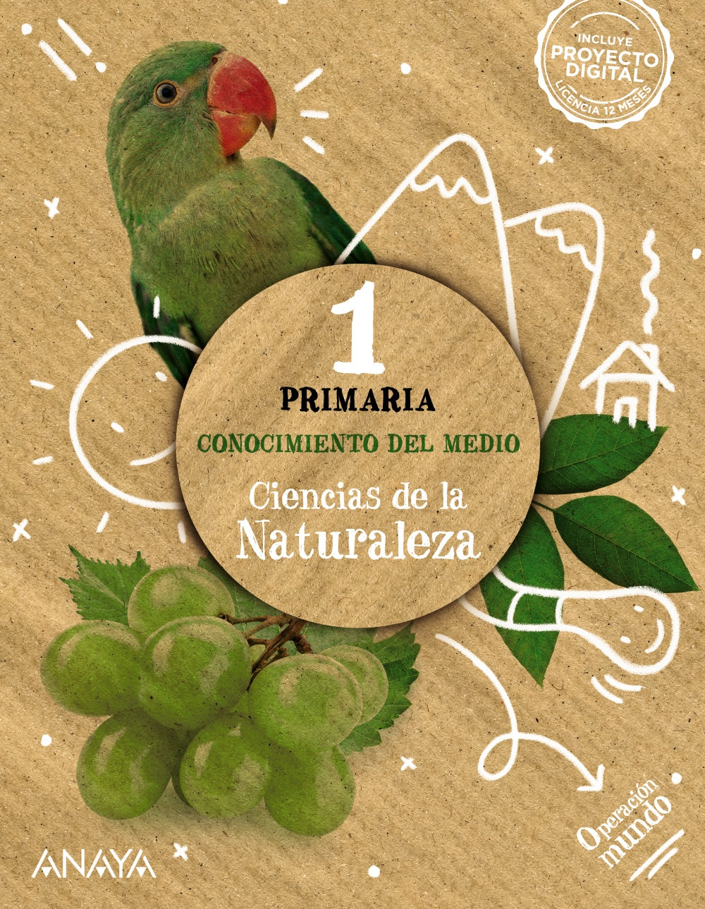 Conocimiento del Medio. Ciencias de la Naturaleza 1. (1º Primaria) Operación Mundo | Varios autores | 9788414333136 (ANAYA TEXTO)