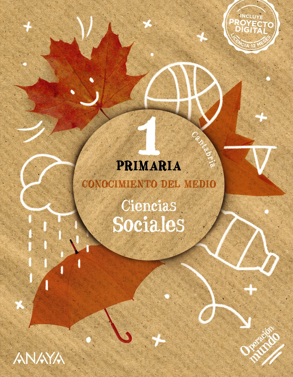 Conocimiento del Medio. Ciencias Sociales 1. (1º Primaria) Operación Mundo | Varios autores | 9788414333143 (ANAYA TEXTO) Imagen principal del producto