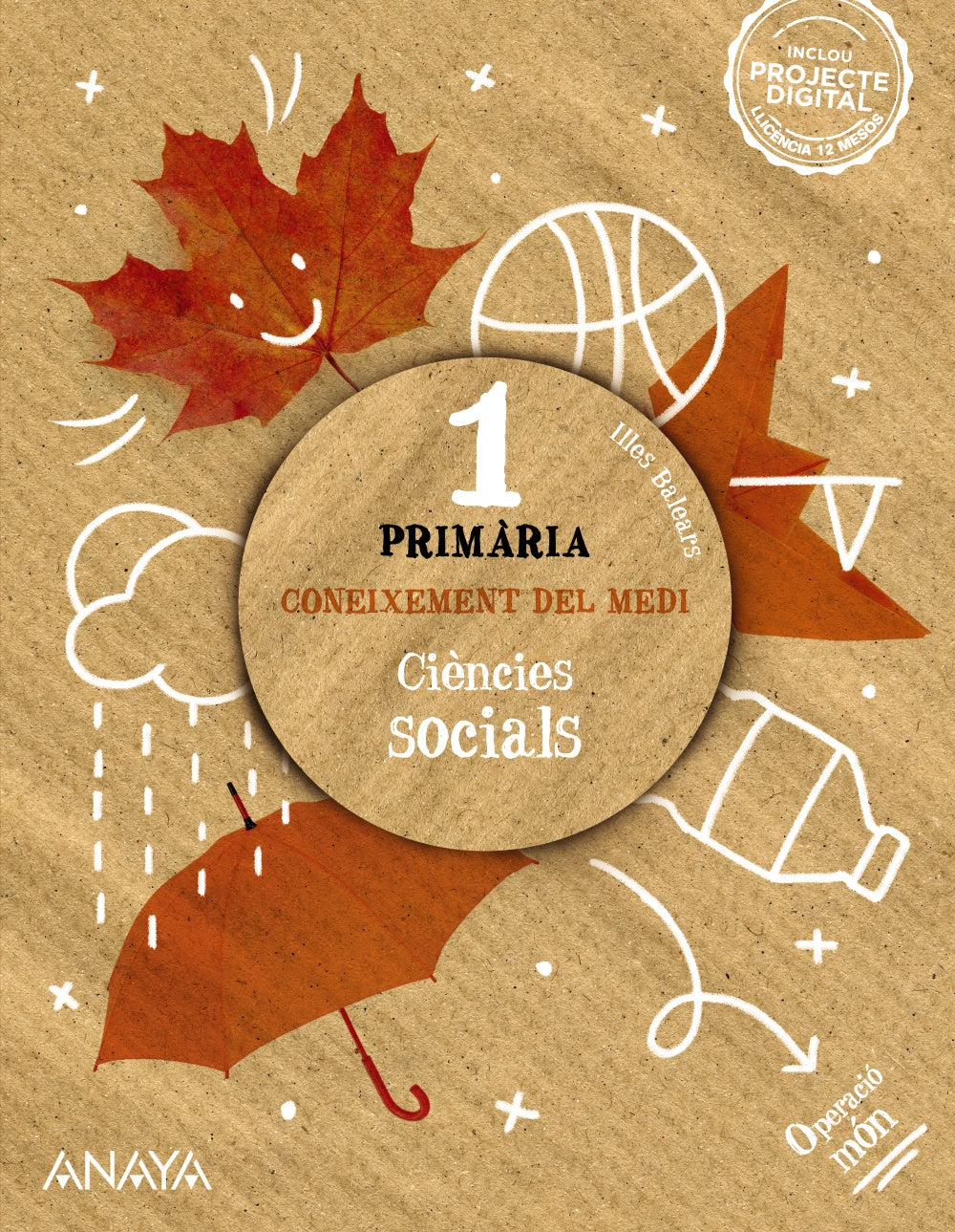 Coneixement del medi. Ciències socials 1. (1º Primaria) Operació món | Varios autores | 9788414333389 (ANAYA TEXTO) Imagen principal del producto