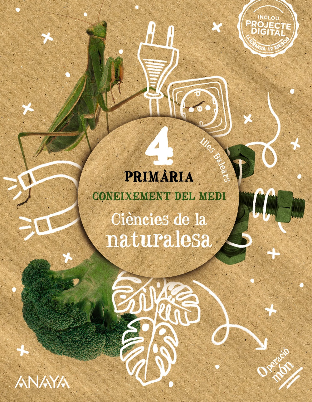 Coneixement del medi. Ciències de la naturalesa 4. (4º Primaria) Operació món | Varios autores | 9788414302880 (ANAYA TEXTO)