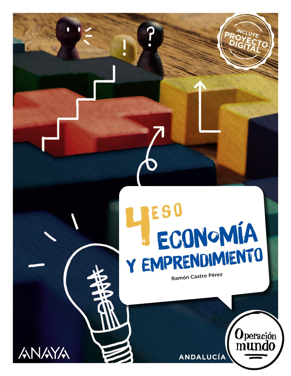 Economía y emprendimiento 4 (4º ESO) Operación Mundo | Castro Pérez, Ramón | 9788414339510 (ANAYA TEXTO) Imagen principal del producto