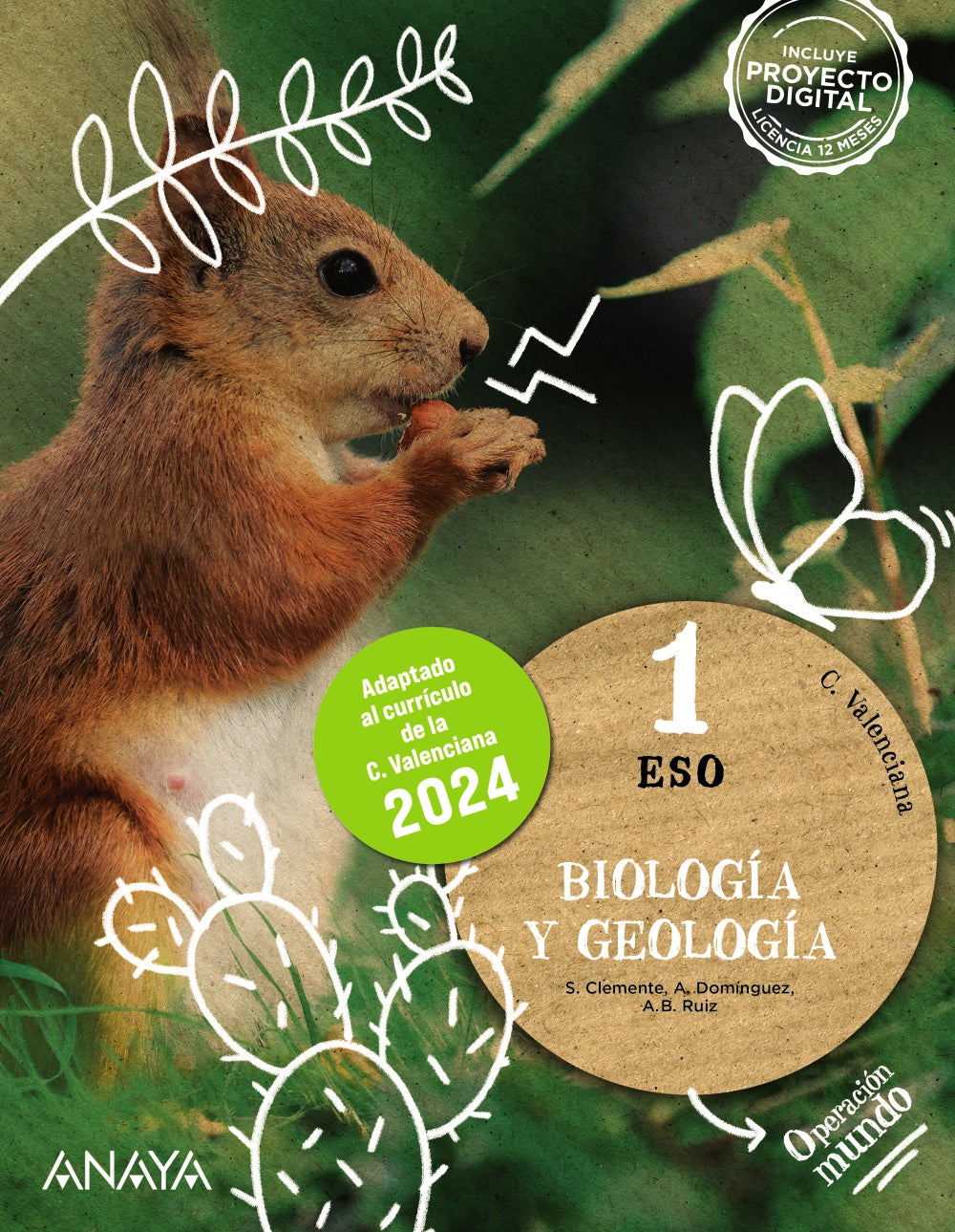Biología y Geología 1 (Ed. 2024) (1º ESO) Operación Mundo | Varios autores | 9788469877357 (ANAYA TEXTO)