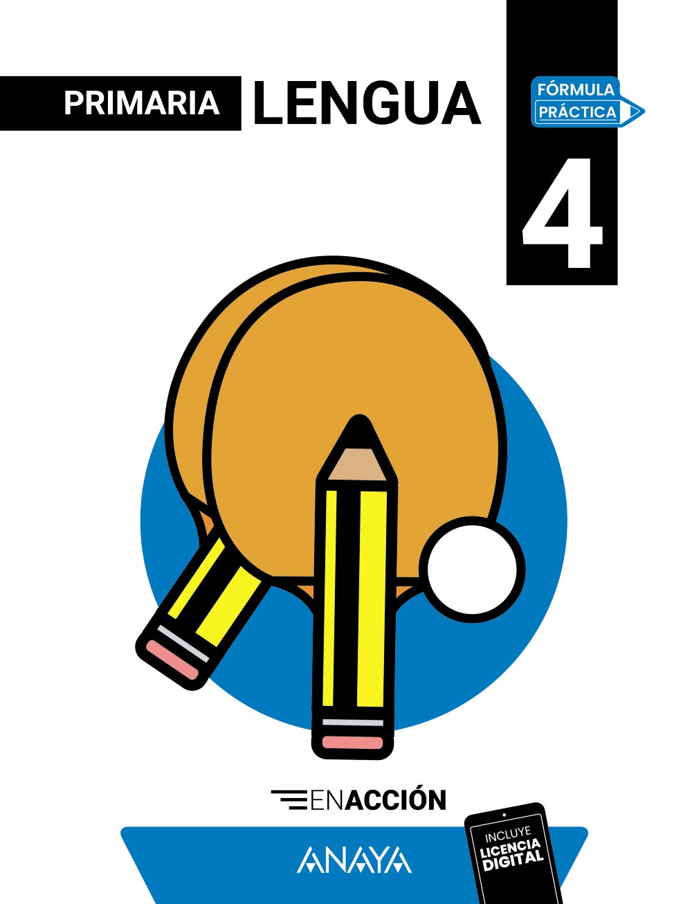 Lengua 4. En acción (4º Primaria) Fórmula Práctica | Varios autores | 9788414344163 (ANAYA TEXTO)