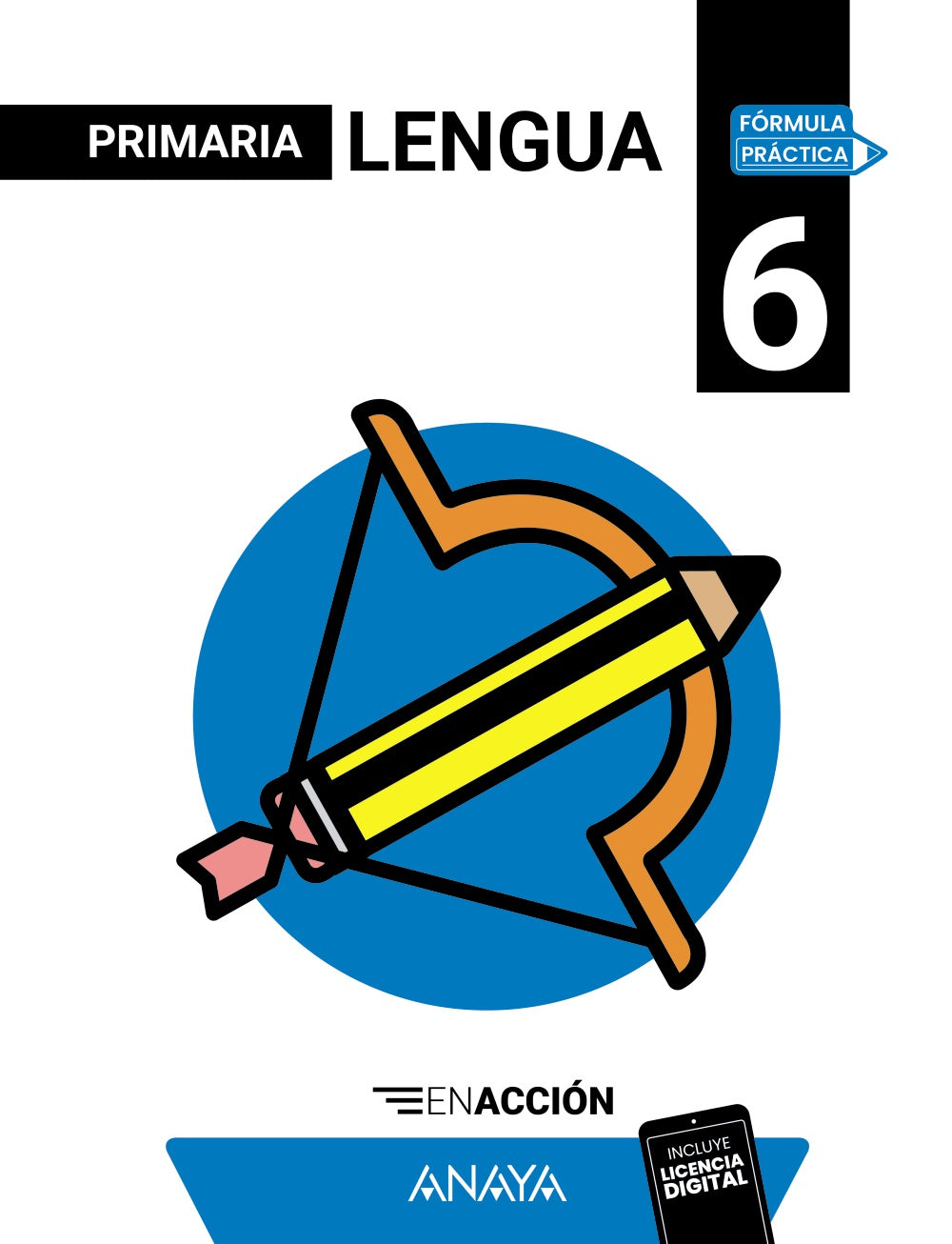 Lengua 6. En acción (6º Primaria) Fórmula Práctica | Murillo Guerrero, Núria | 9788414344248 (ANAYA TEXTO) Imagen principal del producto