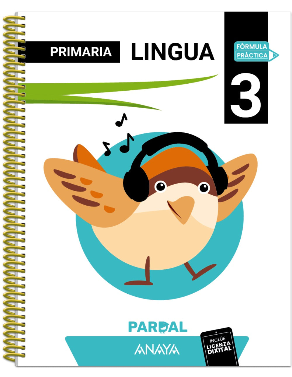 Lingua 3. Pardal (3º Primaria) Fórmula Práctica | Anaya Educación | 9788414344583 (ANAYA TEXTO) Imagen principal del producto