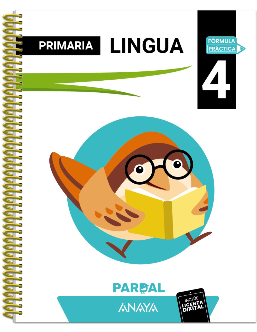 Lingua 4. Pardal (4º Primaria) Fórmula Práctica | Anaya Educación | 9788414344613 (ANAYA TEXTO) Imagen principal del producto
