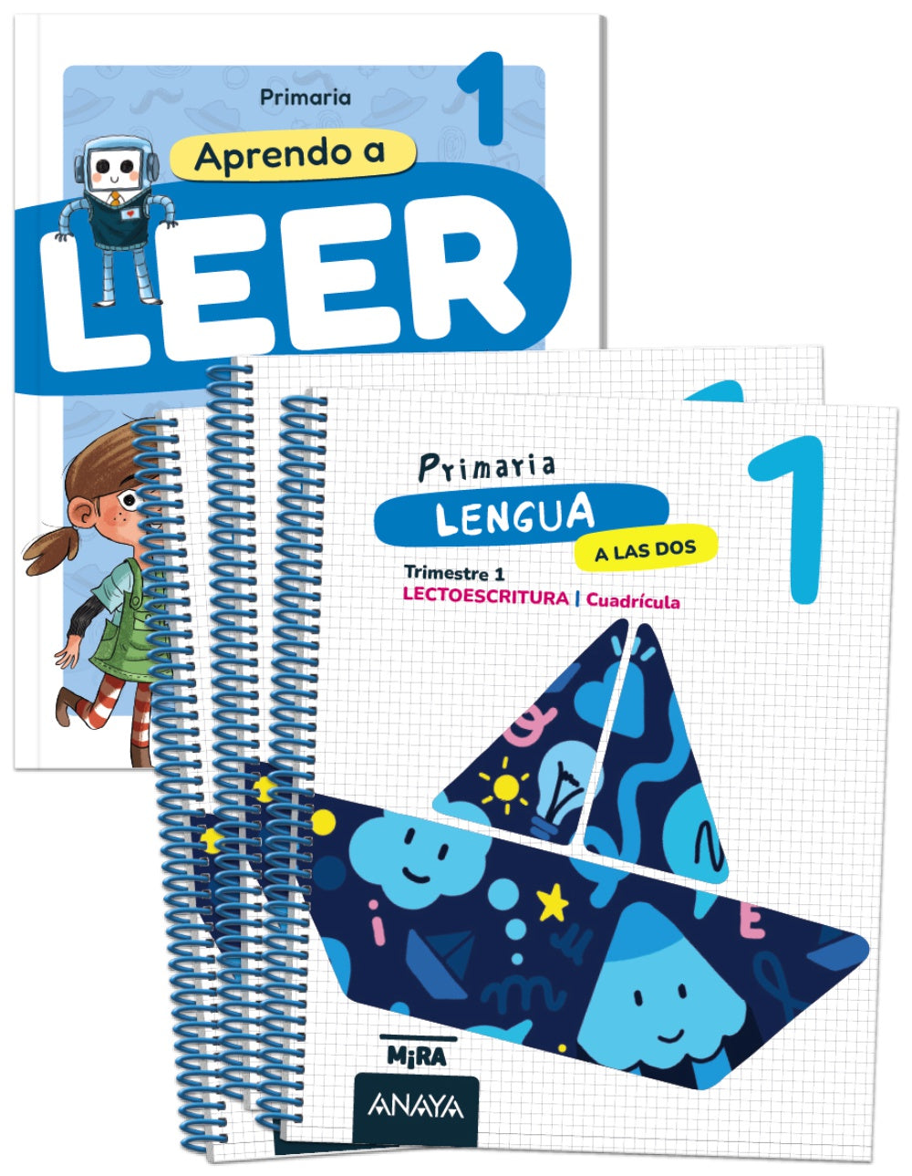 Lengua 1. A las dos. Cuadrícula. + Aprendo a leer con Detectives del recreo. Grupo Anaya (ANAYA EDUCACIÓN) 9788414345917 Imagen principal del producto