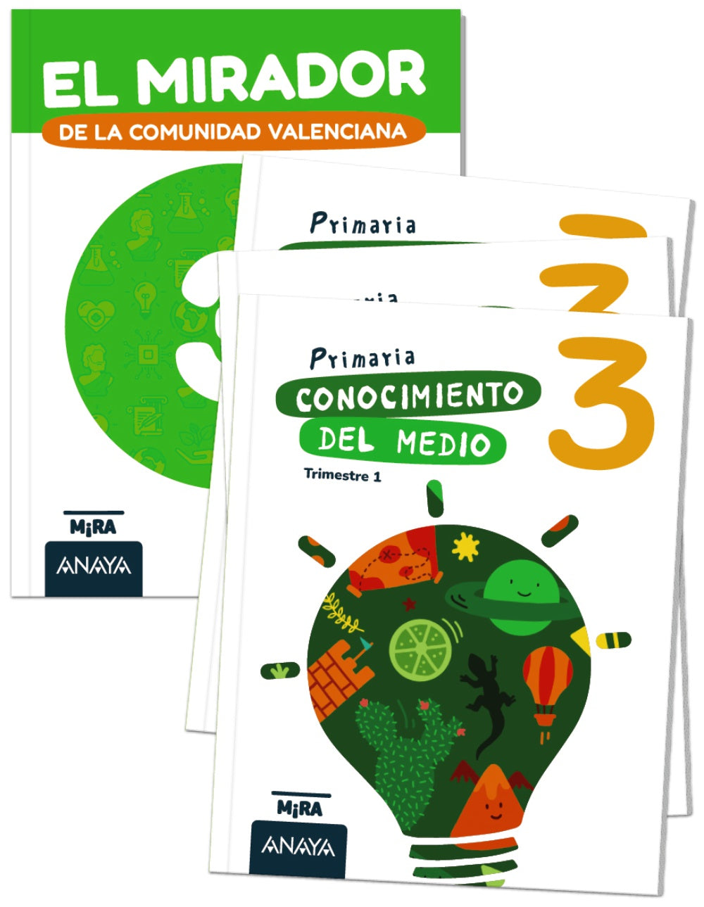 Conocimiento del Medio 3 + El mirador de Comunidad Valenciana. Aa. Vv. (ANAYA EDUCACIÓN) 9788414352434