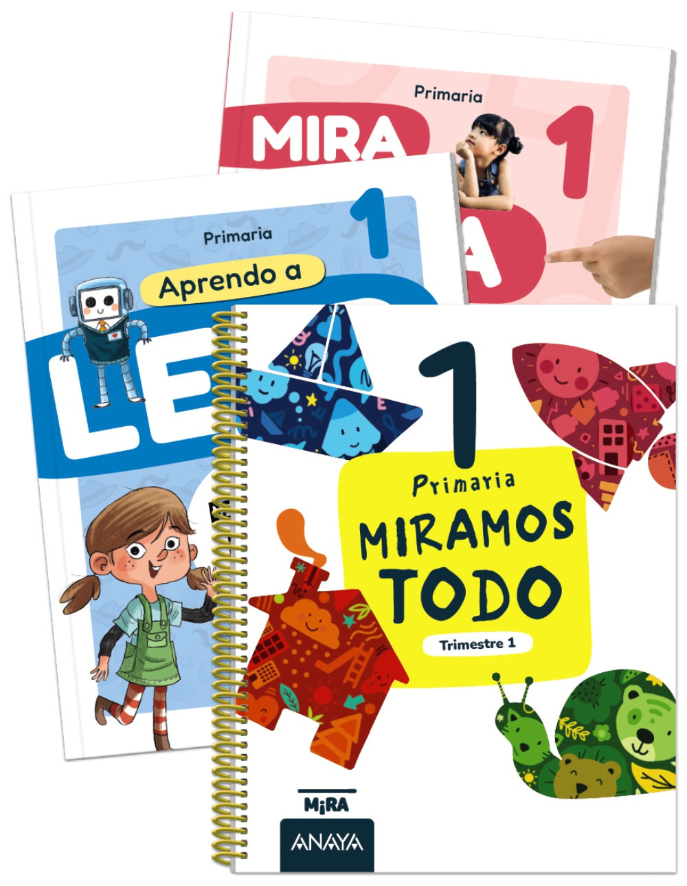 Miramos todo 1. Primer trimestre. + Aprendo a leer con Detectives del recreo + Mira, toca, siente... las mates 1. Grupo Anaya (ANAYA EDUCACIÓN) 9788414354537 Imagen principal del producto