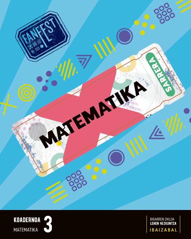 Matematika Lmh 3 - Koadernoa. Batzuk (Editorial Ibaizabal) 9788413702612 Imagen principal del producto
