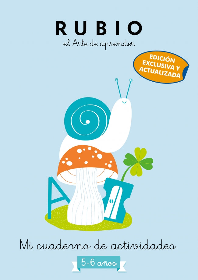 Mi Cuaderno de Actividades: 5 - 6 Años (edición Exclusiva) (rubio. el Arte de Aprender) Imagen principal del producto