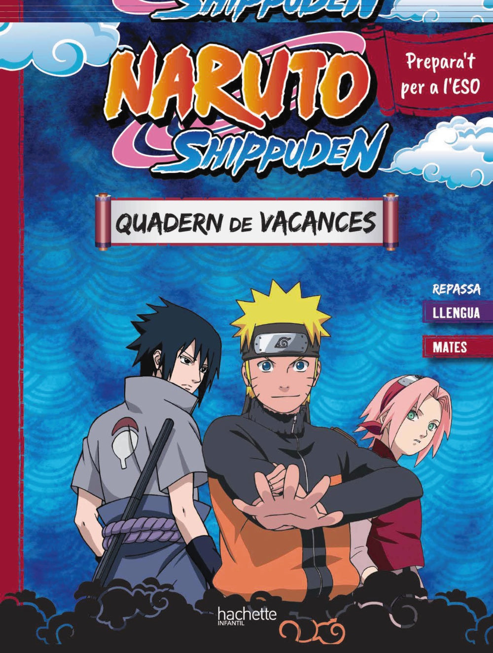Quadern de Vacances Naruto Shippuden. Prepara't Per a L'eso: Repassa Llengua I Mates Imagen principal del producto