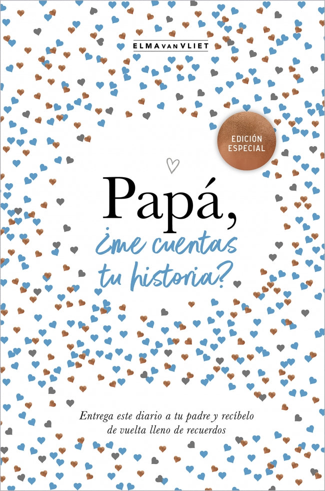 Papá, ¿me cuentas tu historia? (edición oficial) (¿Me cuentas tu historia?): Un regalo personalizable para el Día del Padre: Un libro para recordar, escribir y compartir Imagen principal del producto