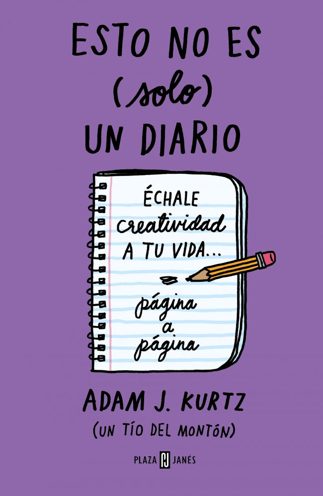 Esto no es (solo) un diario. Edición en morado: Échale creatividad a tu vida página a página Imagen principal del producto