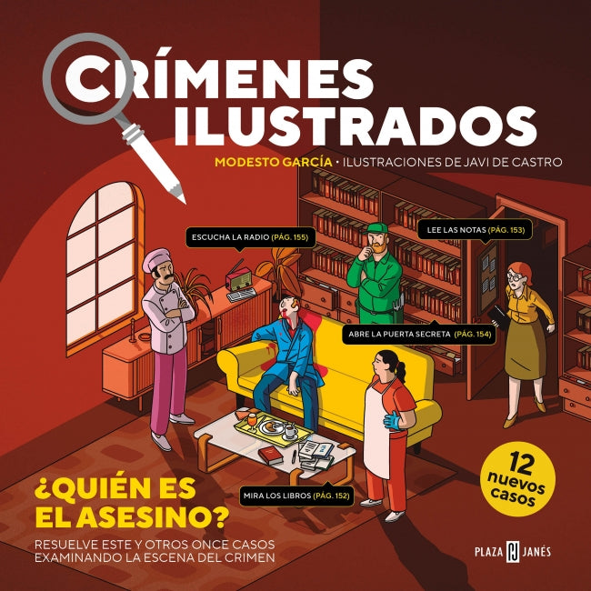 Crímenes ilustrados - ¿Quién es el asesino?: Resuelve este y otros once casos examinando la escena del crimen Imagen principal del producto