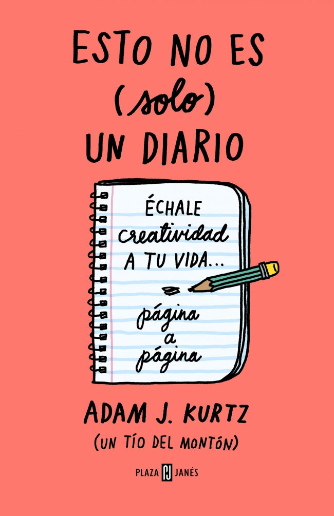 Esto no es (solo) un diario. Edición en coral flúor: Échale creatividad a tu vida página a página Imagen principal del producto