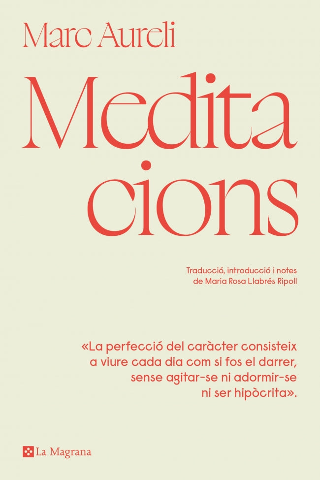 Meditacions. Marc Aureli (La Magrana) 9788410009486 Imagen principal del producto