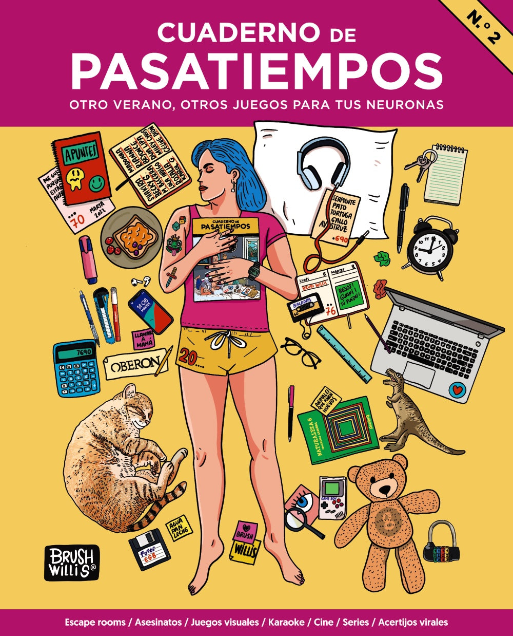 Cuaderno de Pasatiempos N.º 2: Otro Verano, Otros Juegos para Tus Neuronas