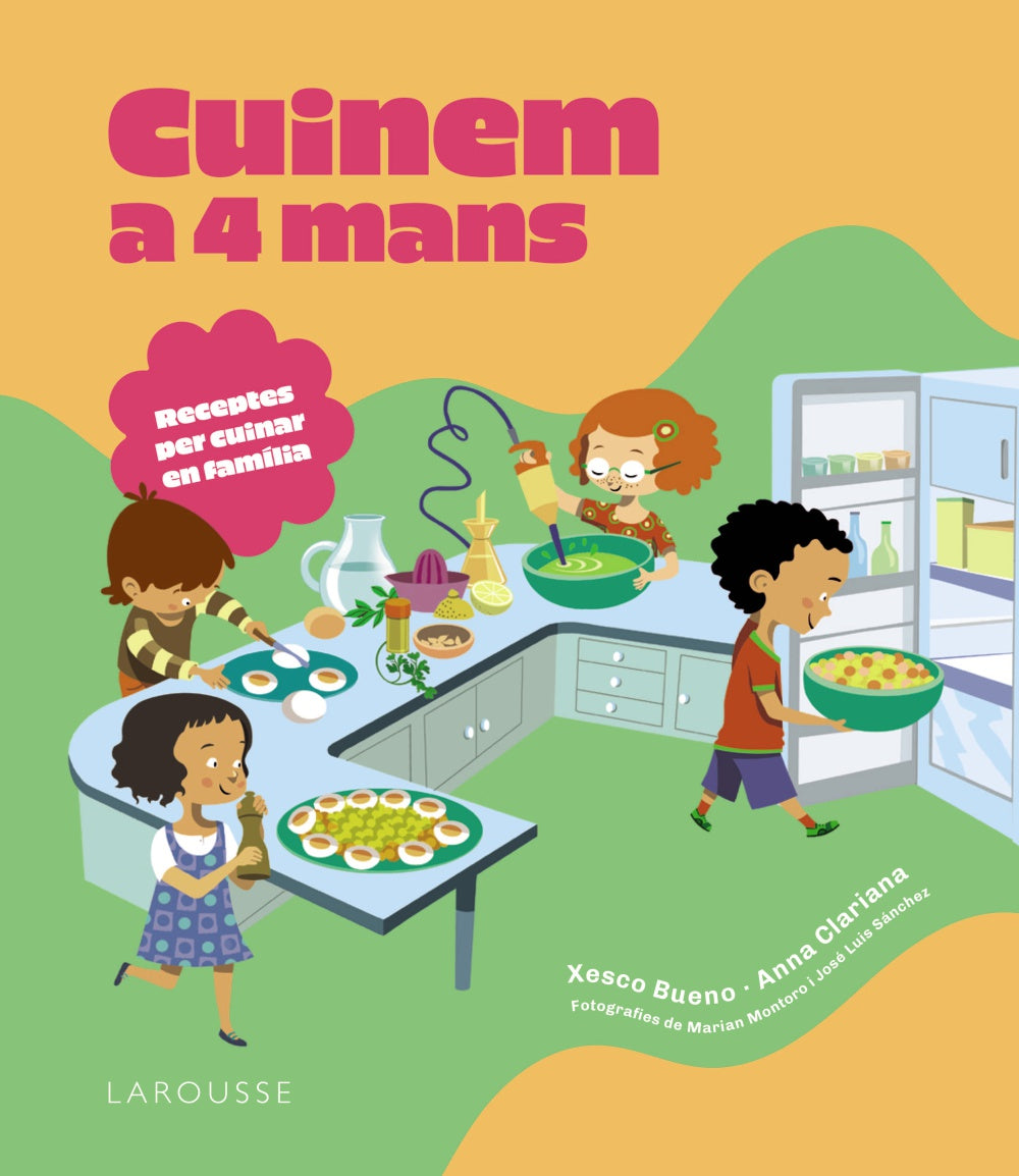 Cuinem a 4 mans: Receptes per cuinar en família. Xesco Bueno (Larousse) 9788410124837 Imagen principal del producto