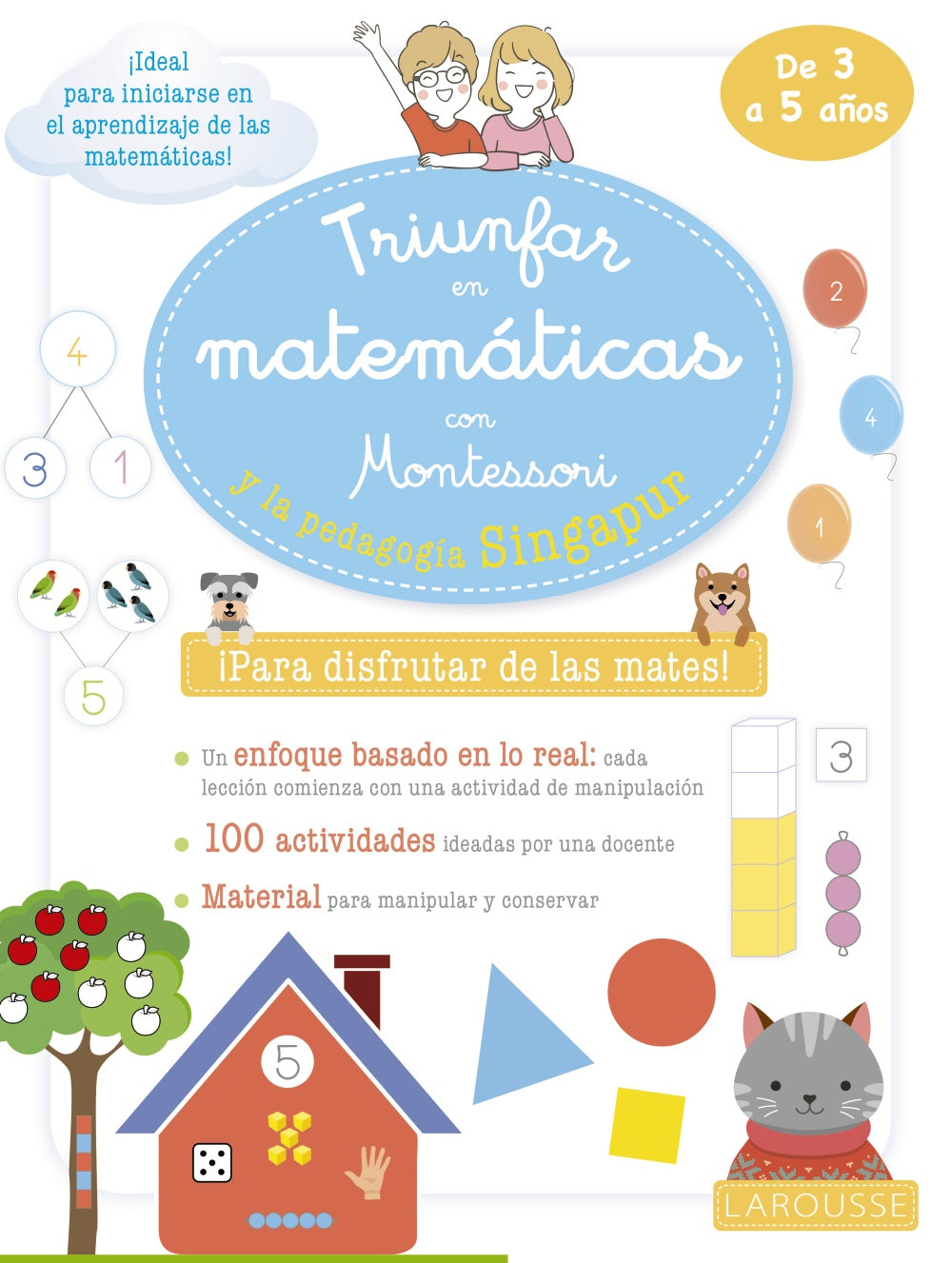 Triunfar en Matemáticas con Montessori y la Pedagogía Singapur. de 3 a 5 Años Imagen principal del producto