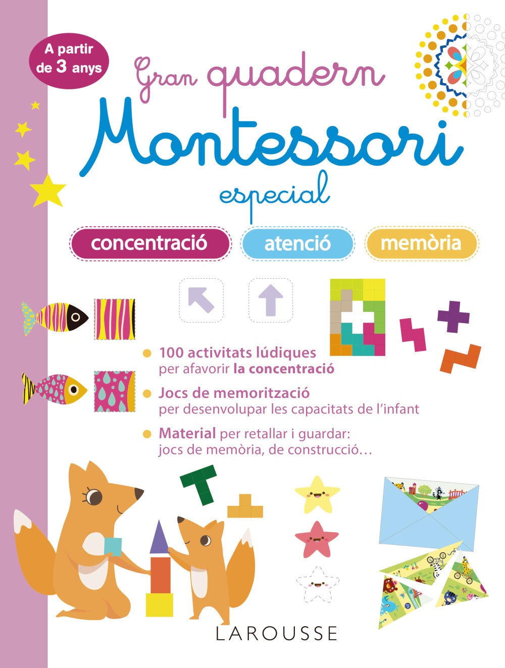 Gran Quadern Montessori Especial Concentració, Atenció I Memoria. a Partir de 3 Anys Imagen principal del producto