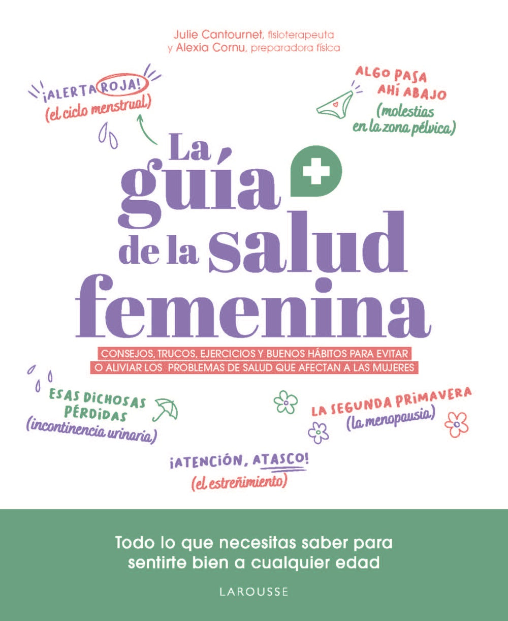 La guía de la salud femenina: Consejos, trucos, ejercicios y buenos hábitos para evitar o aliviar los  problemas de salud que afectan a las mujeres. Julie Cantournet (Larousse) 9788410124813 Imagen principal del producto