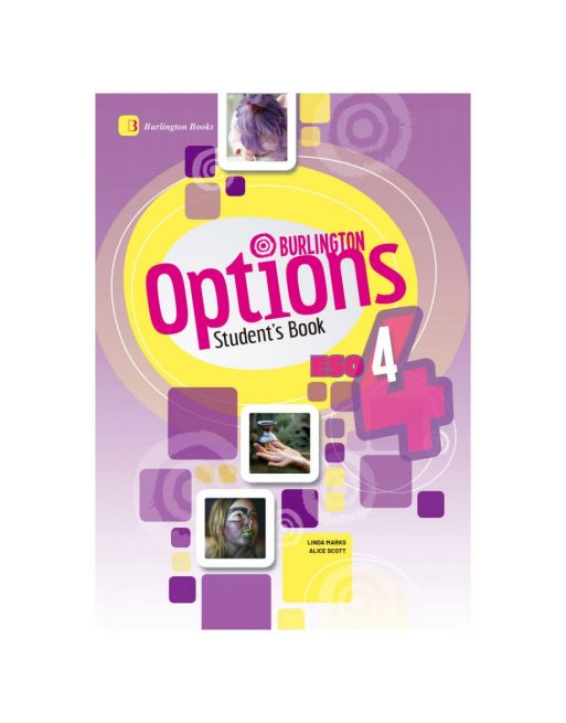 ✅ OPTIONS 4º ESO STUDENT BOOK (edición en inglés) VV.AA. BURLINGTON BOOKS - 9789925309122 Imagen principal del producto
