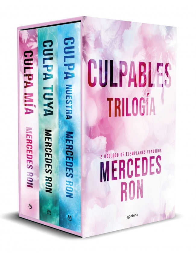 Estuche Trilogía Culpables (edición especial con: Culpa mía, Culpa tuya y Culpa nuestra) (Culpables). Mercedes Ron (MONTENA) 9788410050884 Imagen principal del producto